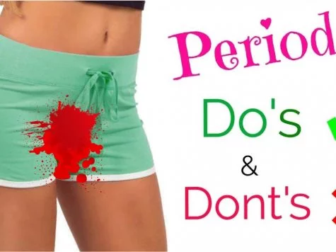 Do's and Don'ts During Your Menstrual Period,