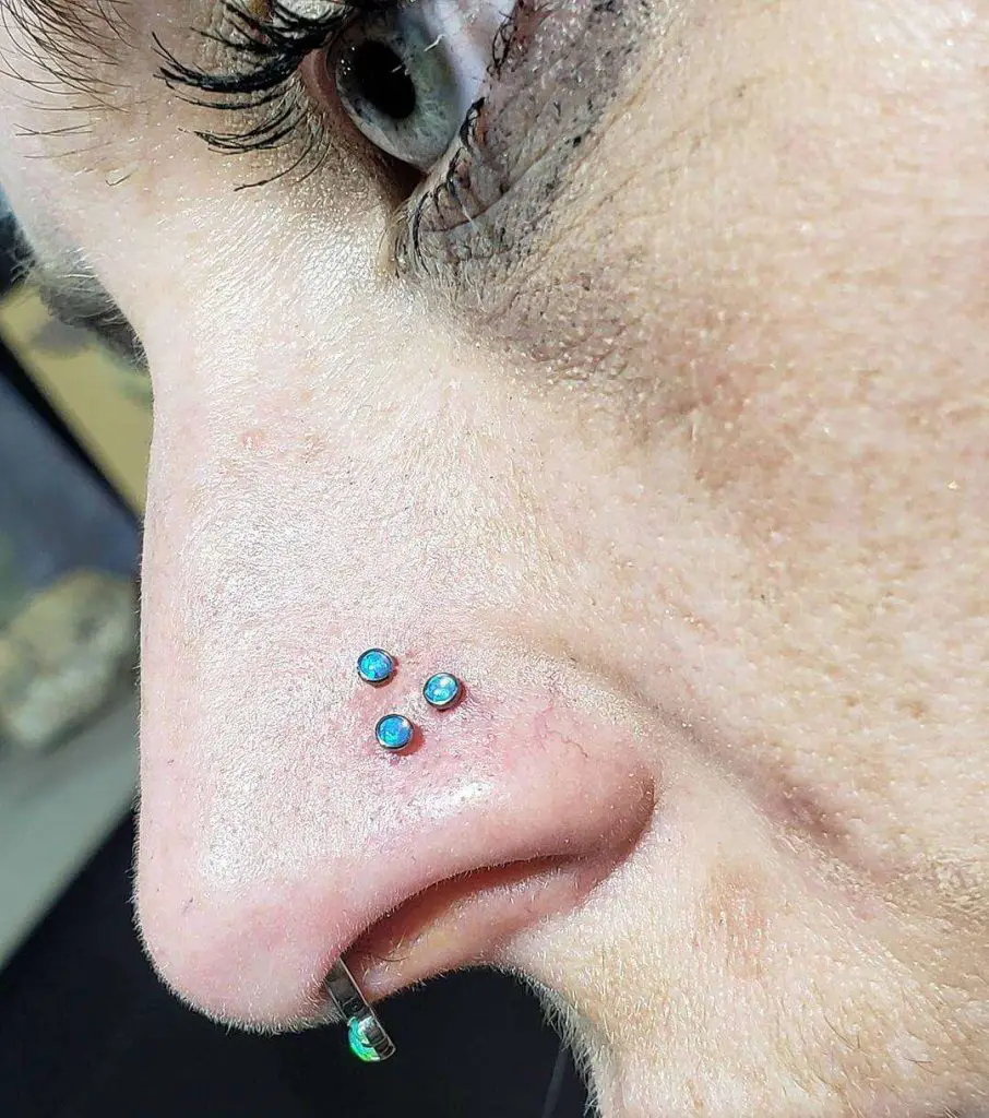 diamond nose pin